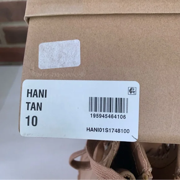 Steve Madden Womens Hani tan ankle Combat Lace-up Boots block heel US 10 M NEW - Picture 7 of 7